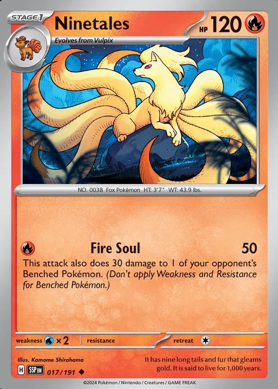 Ninetales — Surging Sparks 017/191