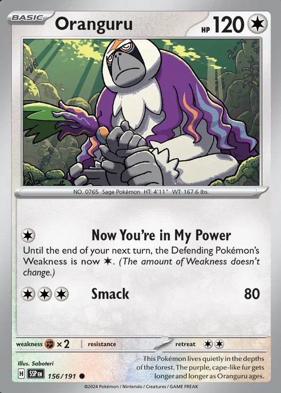 Oranguru — Surging Sparks 156/191