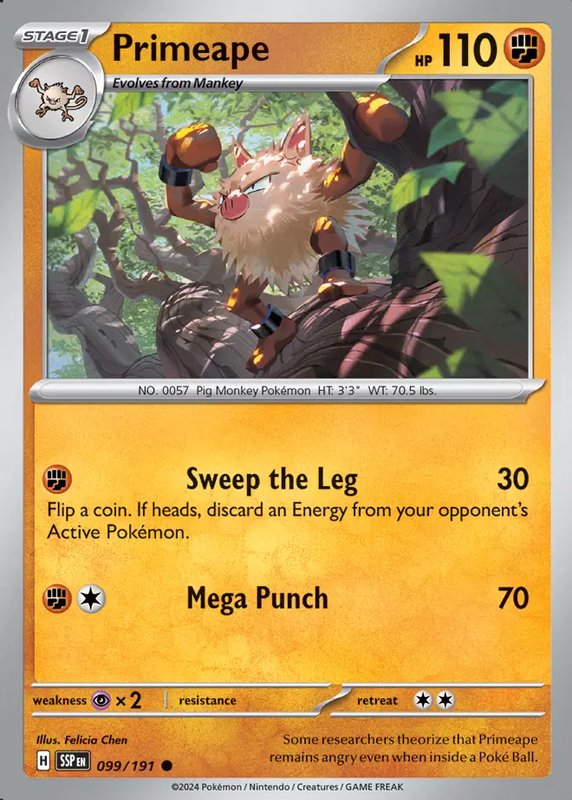 Primeape — Surging Sparks 099/191