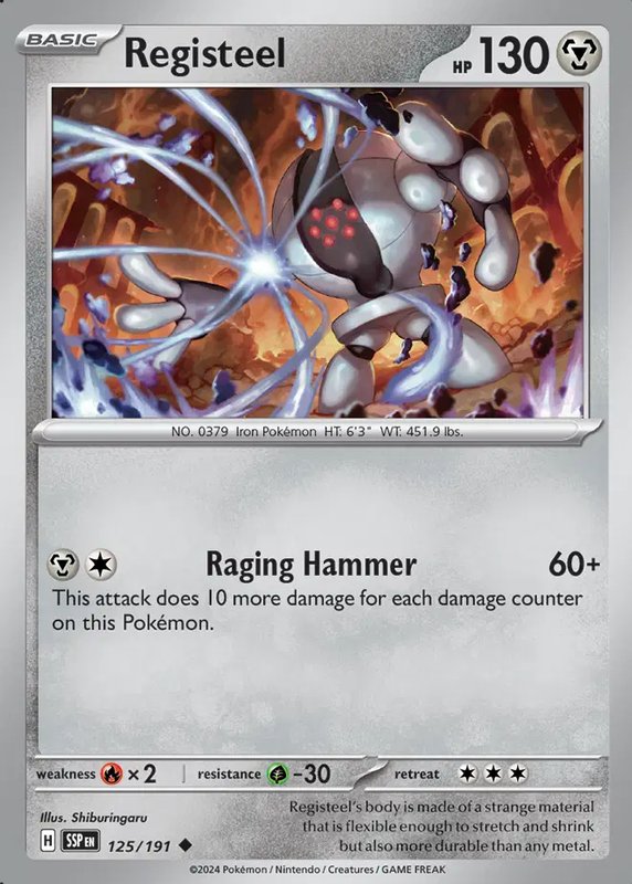 Registeel — Surging Sparks 125/191