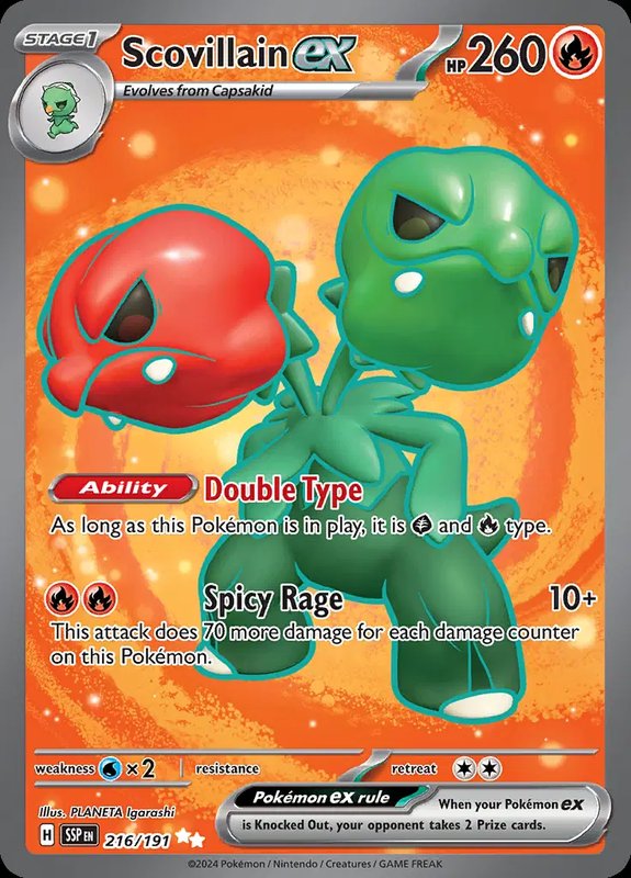 Scovillain ex — Surging Sparks 216/191