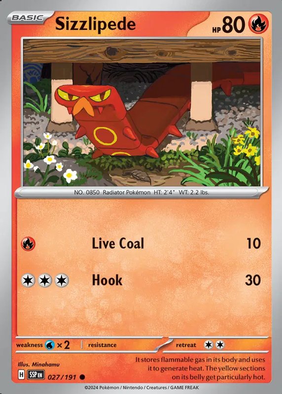 Sizzlipede — Surging Sparks 027/191