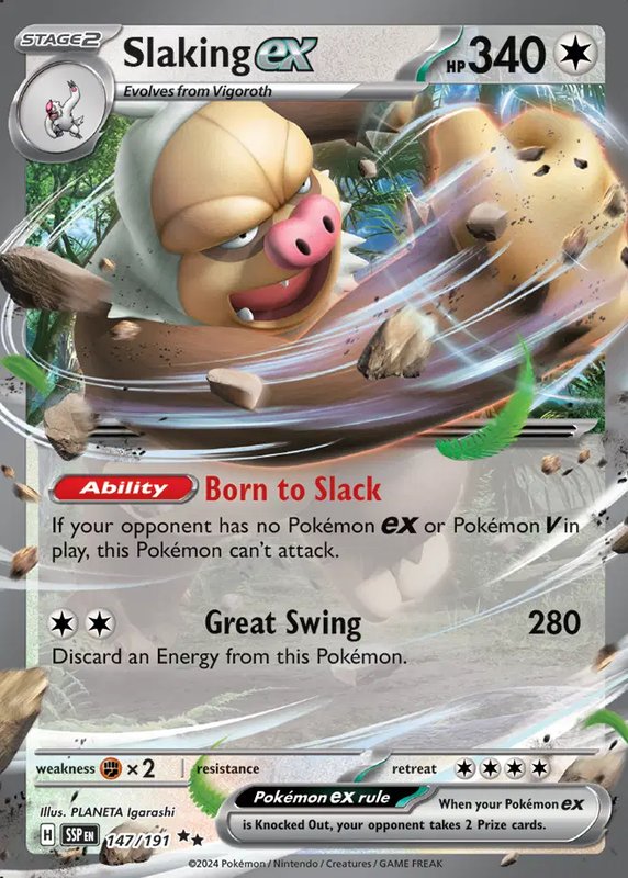 Slaking ex — Surging Sparks 147/191