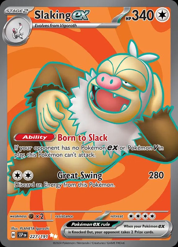 Slaking ex — Surging Sparks 227/191
