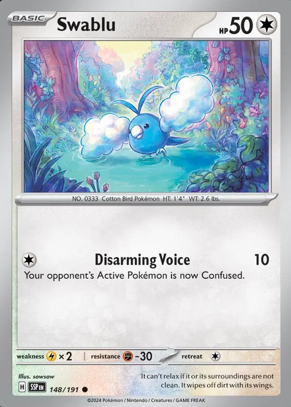 Swablu — Surging Sparks 148/191