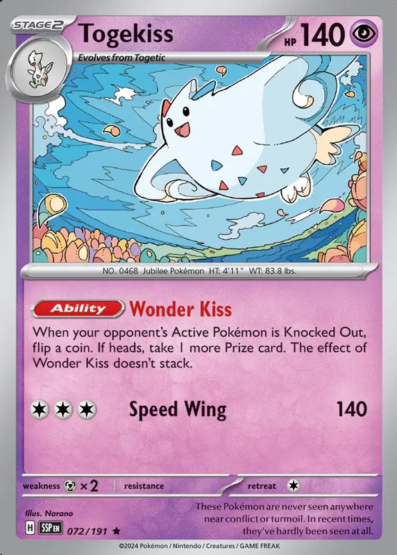 Togekiss — Surging Sparks 072/191