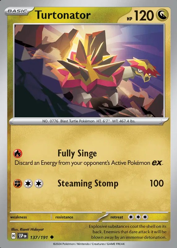 Turtonator — Surging Sparks 137/191