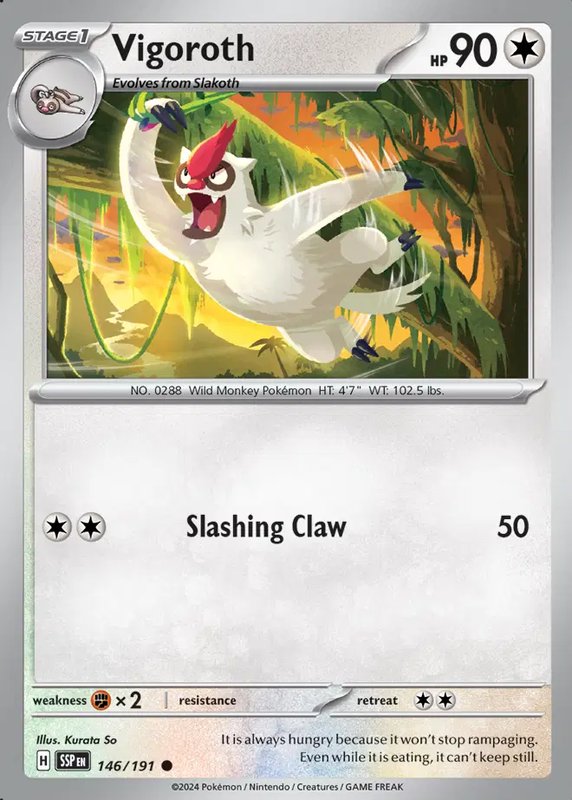 Vigoroth — Surging Sparks 146/191