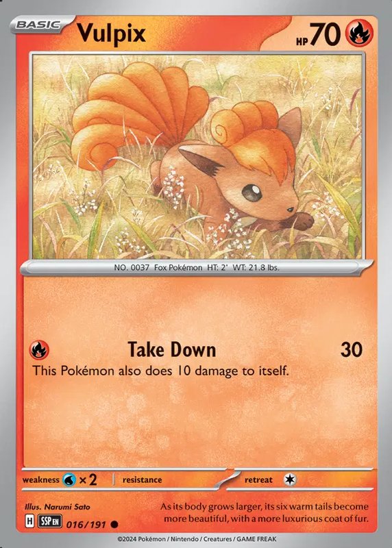 Vulpix — Surging Sparks 016/191