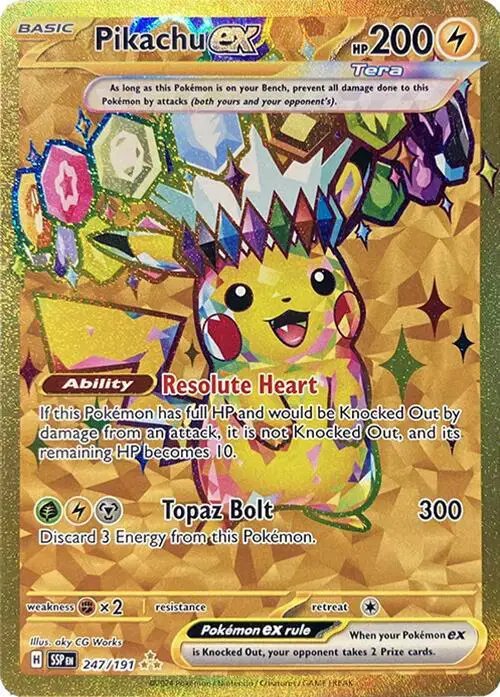 Pikachu ex — Surging Sparks 247/191
