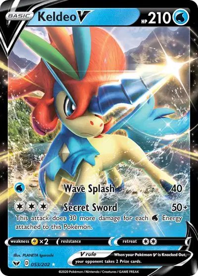 Keldeo V — Sword & Shield Base Set 053/202