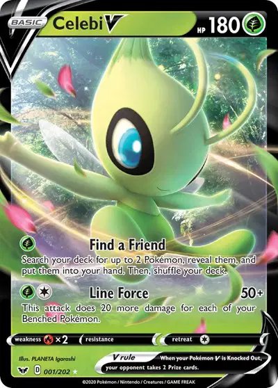 Celebi V — Sword & Shield Base Set 001/202