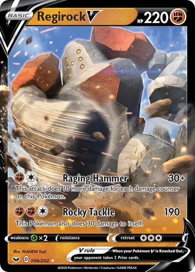 Regirock V — Sword & Shield Base Set 104/202