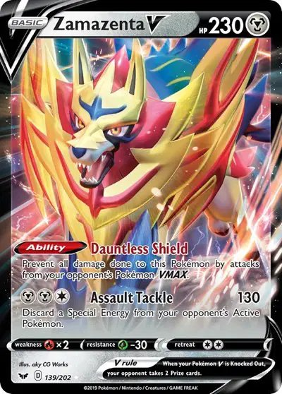 Zamazenta V — Sword & Shield Base Set 139/202