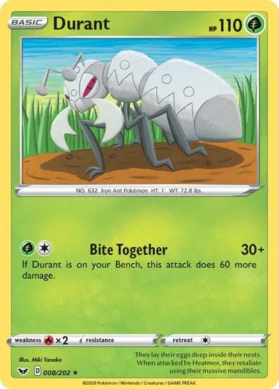 Durant — Sword & Shield Base Set 008/202