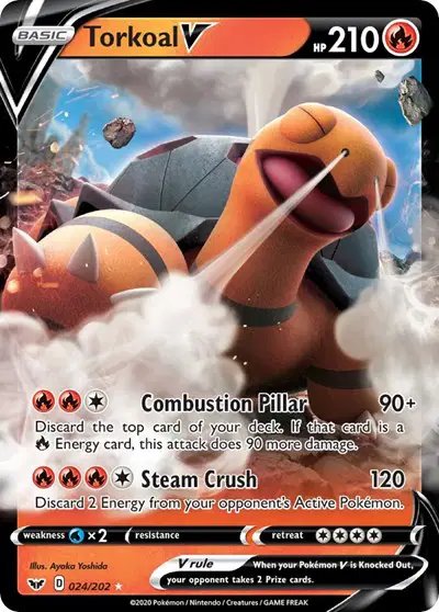 Torkoal V — Sword & Shield Base Set 024/202