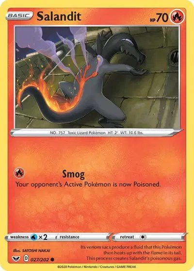 Salandit — Sword & Shield Base Set 027/202