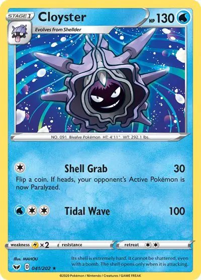 Cloyster — Sword & Shield Base Set 041/202