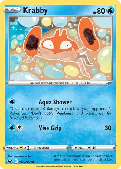 Krabby (042) — Sword & Shield Base Set 042/202
