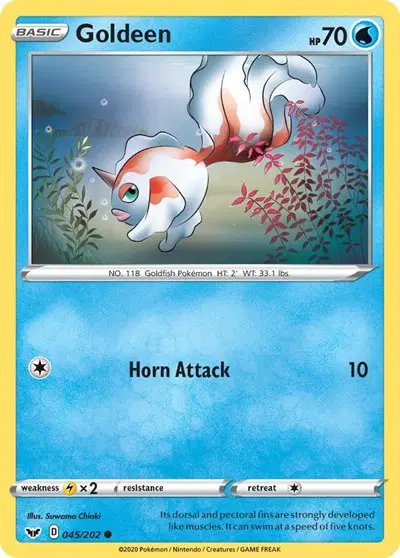 Goldeen (045) — Sword & Shield Base Set 045/202
