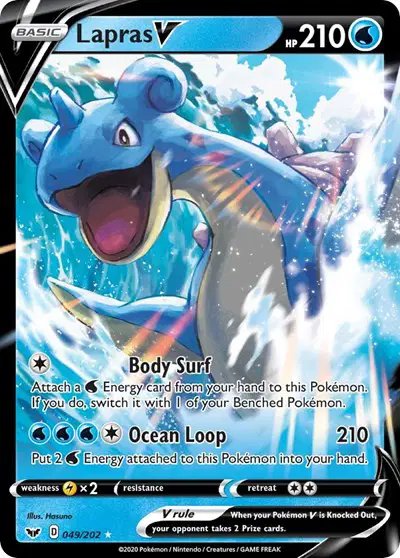 Lapras V — Sword & Shield Base Set 049/202