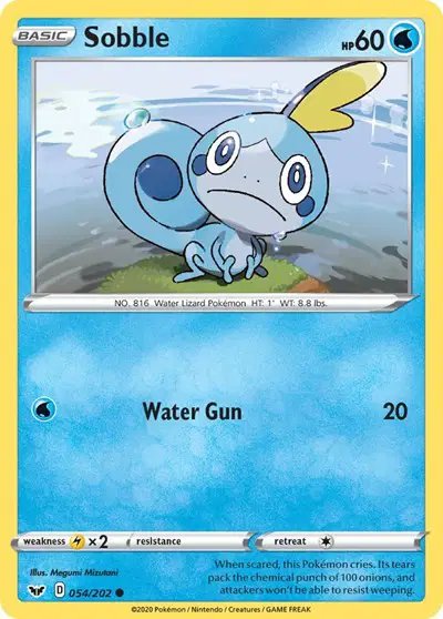 Sobble (054) — Sword & Shield Base Set 054/202
