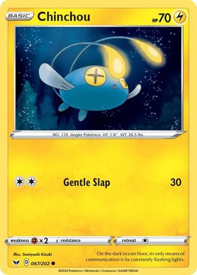 Chinchou (067) — Sword & Shield Base Set 067/202