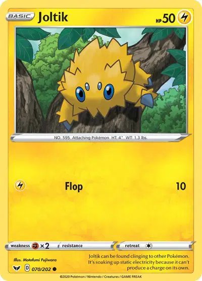 Joltik — Sword & Shield Base Set 070/202