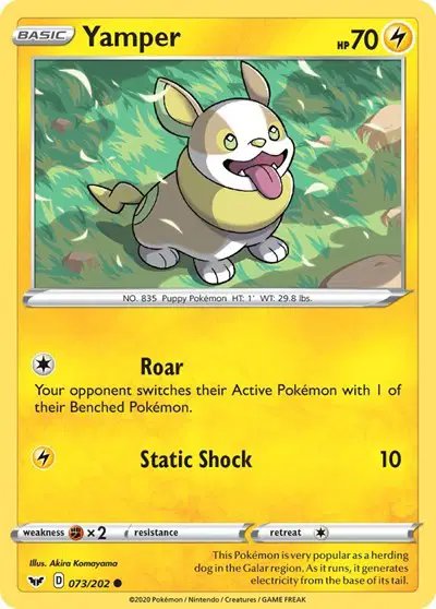 Yamper (073) — Sword & Shield Base Set 073/202