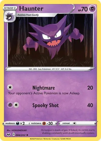 Haunter — Sword & Shield Base Set 084/202