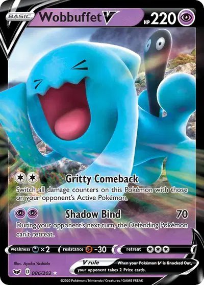Wobbuffet V — Sword & Shield Base Set 086/202