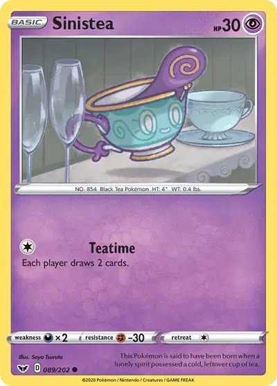 Sinistea — Sword & Shield Base Set 089/202