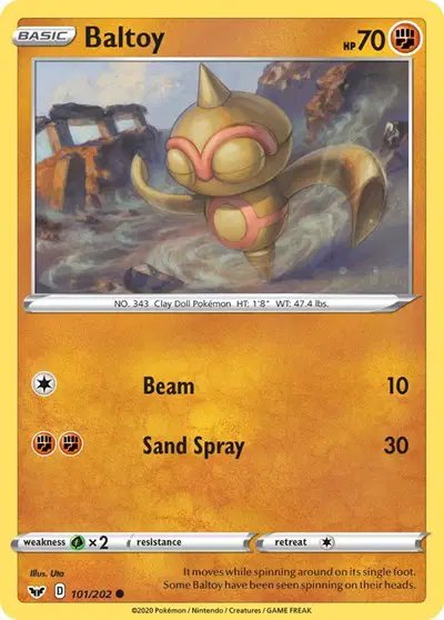 Baltoy (101) — Sword & Shield Base Set 101/202