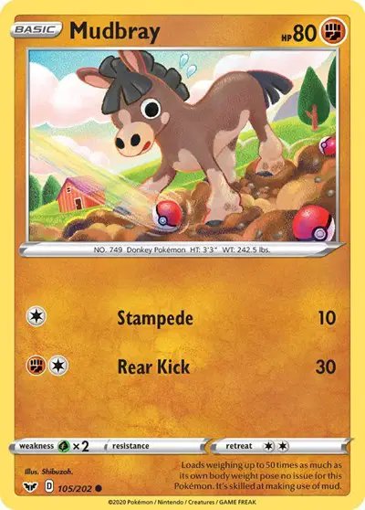 Mudbray — Sword & Shield Base Set 105/202
