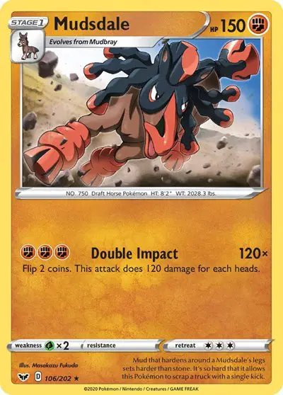 Mudsdale — Sword & Shield Base Set 106/202