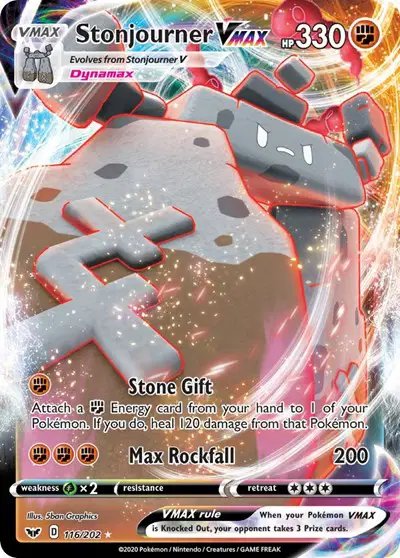 Stonjourner VMAX — Sword & Shield Base Set 116/202