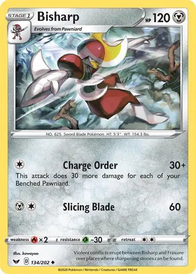 Bisharp — Sword & Shield Base Set 134/202