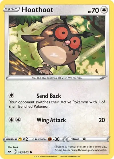 Hoothoot — Sword & Shield Base Set 143/202