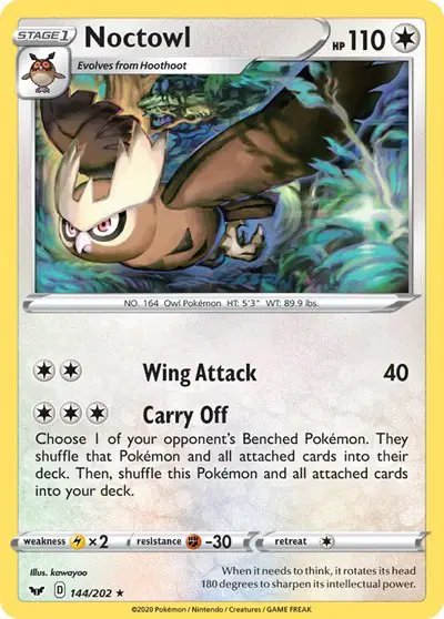 Noctowl — Sword & Shield Base Set 144/202