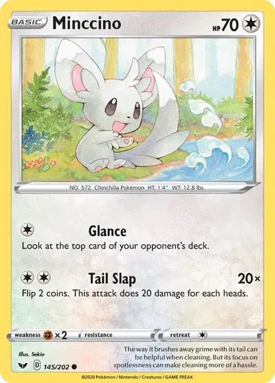 Minccino (145) — Sword & Shield Base Set 145/202