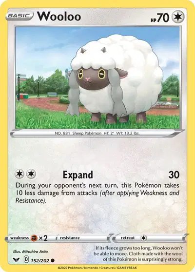 Wooloo (152) — Sword & Shield Base Set 152/202