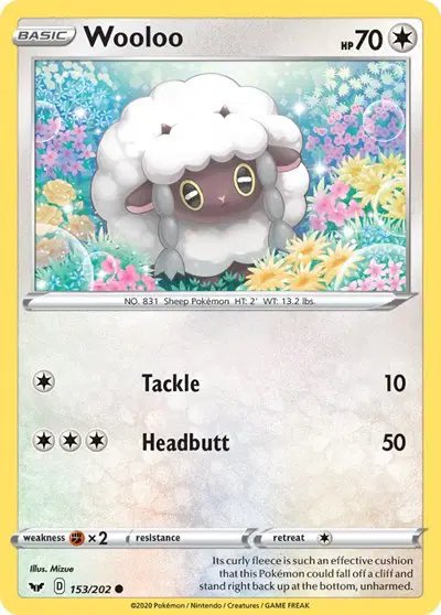 Wooloo (153) — Sword & Shield Base Set 153/202