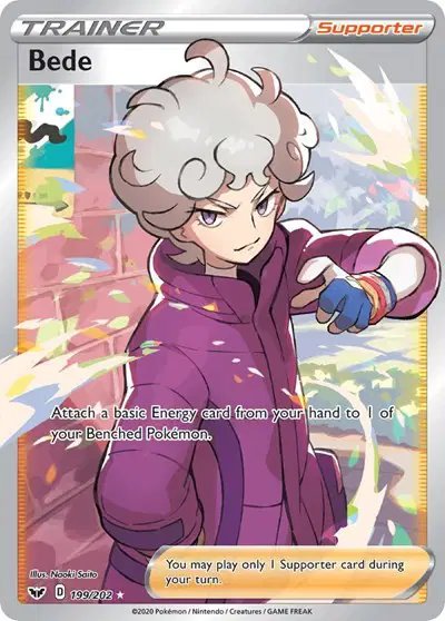 Bede (Full Art) — Sword & Shield Base Set 199/202