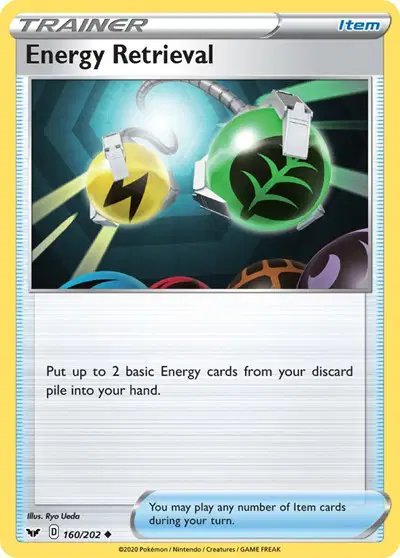 Energy Retrieval — Sword & Shield Base Set 160/202