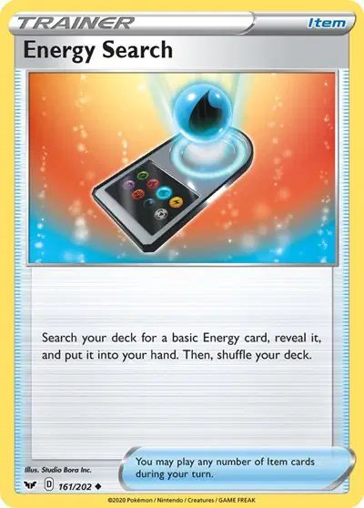 Energy Search — Sword & Shield Base Set 161/202