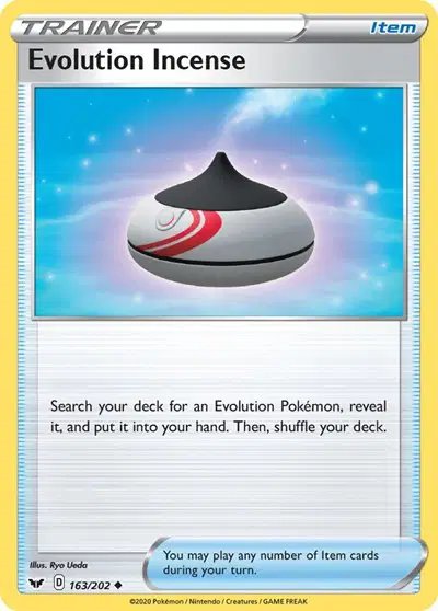 Evolution Incense — Sword & Shield Base Set 163/202