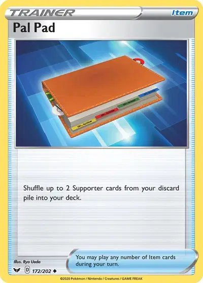 Pal Pad — Sword & Shield Base Set 172/202