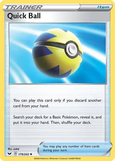 Quick Ball — Sword & Shield Base Set 179/202