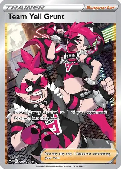 Team Yell Grunt (Full Art) — Sword & Shield Base Set 202/202