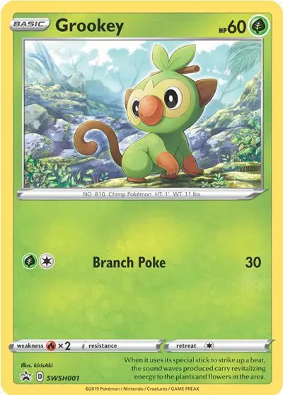 Grookey — Sword & Shield Promo SWSH001